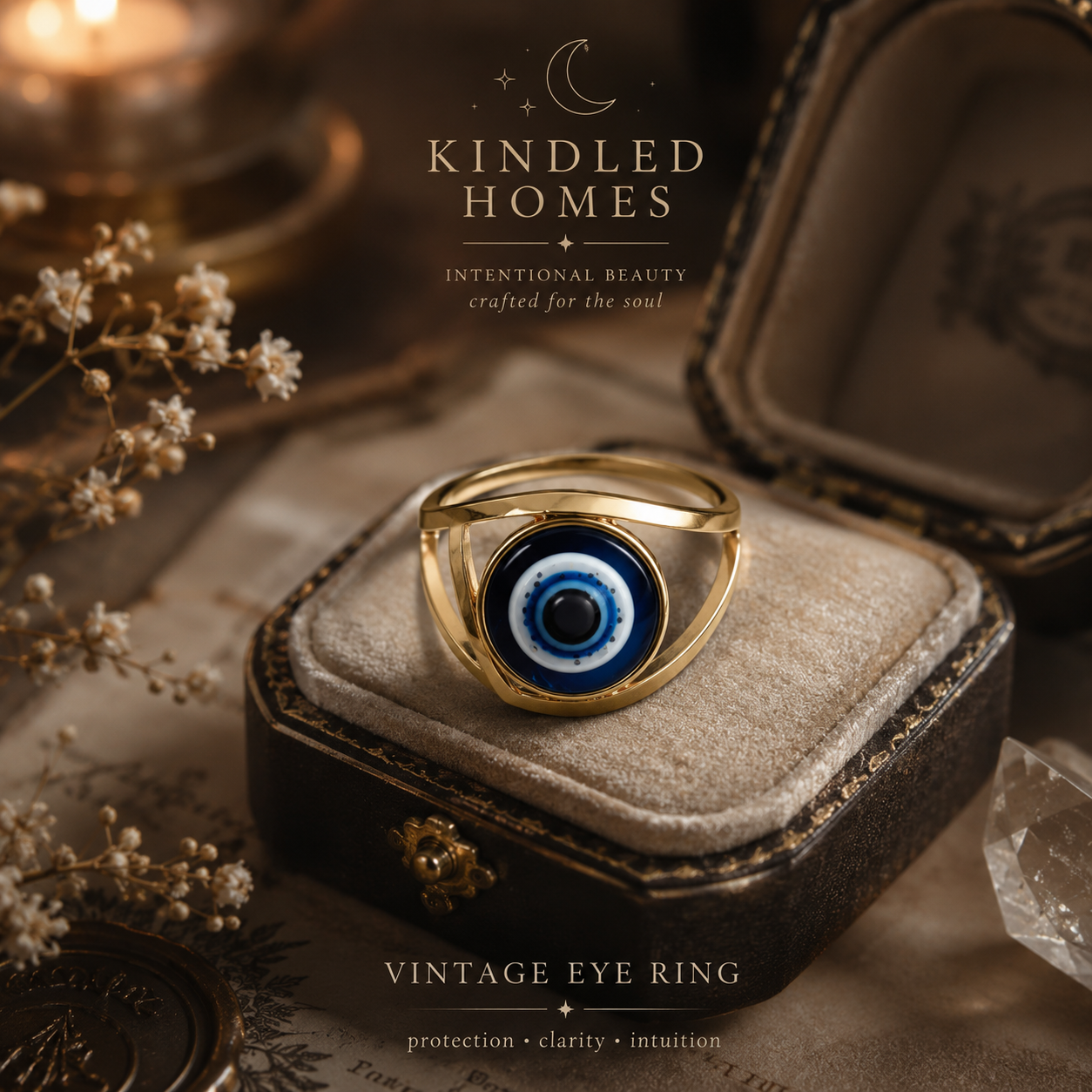 Vintage Evil Eye Ring