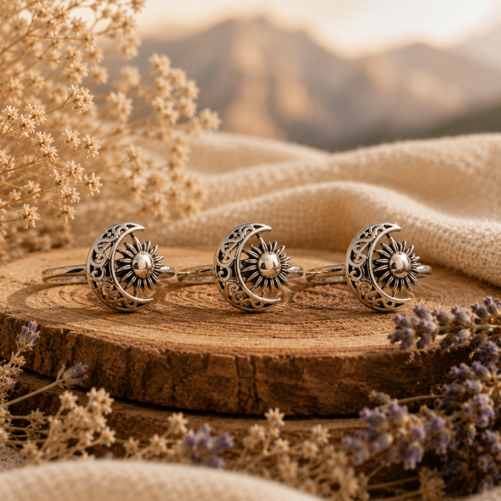 Celestial Sun & Moon Ring