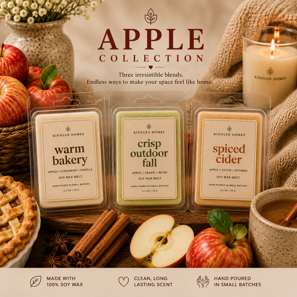 Apple Collection Wax Melts
